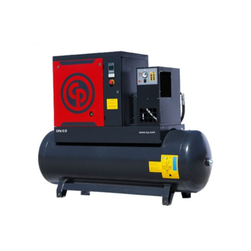 [4152025223] Compresor CPA 15 HP 13 DRY BM 42CFM 188,5PSI 380-440V 60Hz 1201 Caudal L/min Incluye Secador No tiene tanque, Chicago Pneumatic